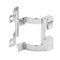 Prime-Line 2-1/4 in. Chrome Shower Door Handle/Towel Bracket Set (1 Set) M 6198 - alternate 1